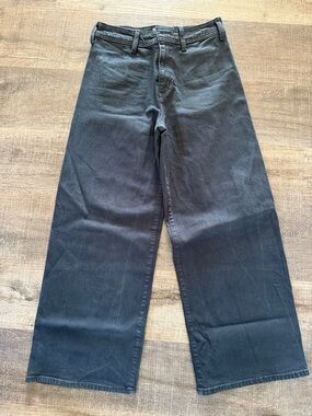 Wide Leg Black Jeans